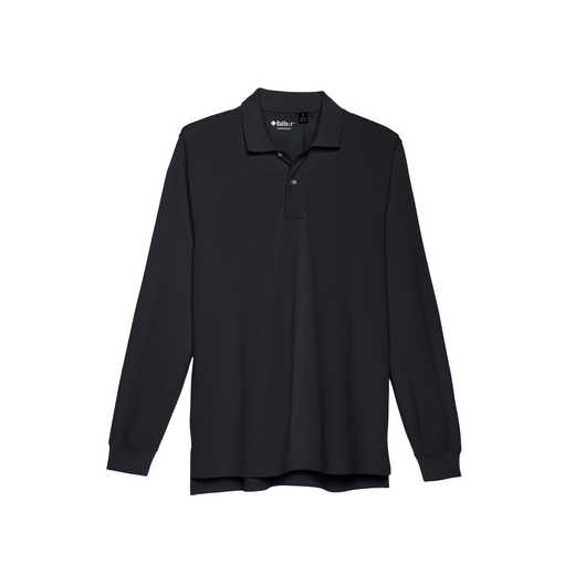 School Uniform Long Sleeve Interlock Polo Shirt